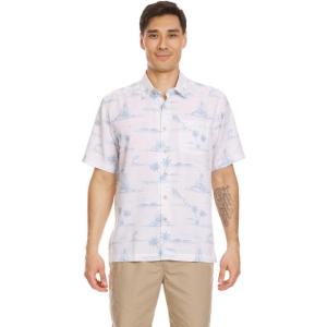 Quiksilver – Mens Paradise Found Shirt, Color Bone White, Size: Large