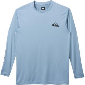 Quiksilver Men’s Everyday Surf Tee Long Sleeve Surf Tee(Ashley Blue)