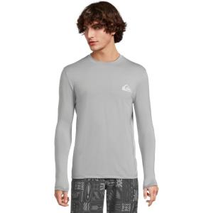 Quiksilver Men’s Everyday Surf Tee Long Sleeve Surf Tee(Smoke Gray)