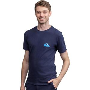 Quiksilver Men’s Regular Fit Soft Cotton Short Sleeve T-Shirt (S-XL)(Navy)