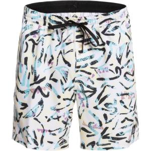 Quiksilver Oceanmade Mix Stretch 17″ Volley(White)