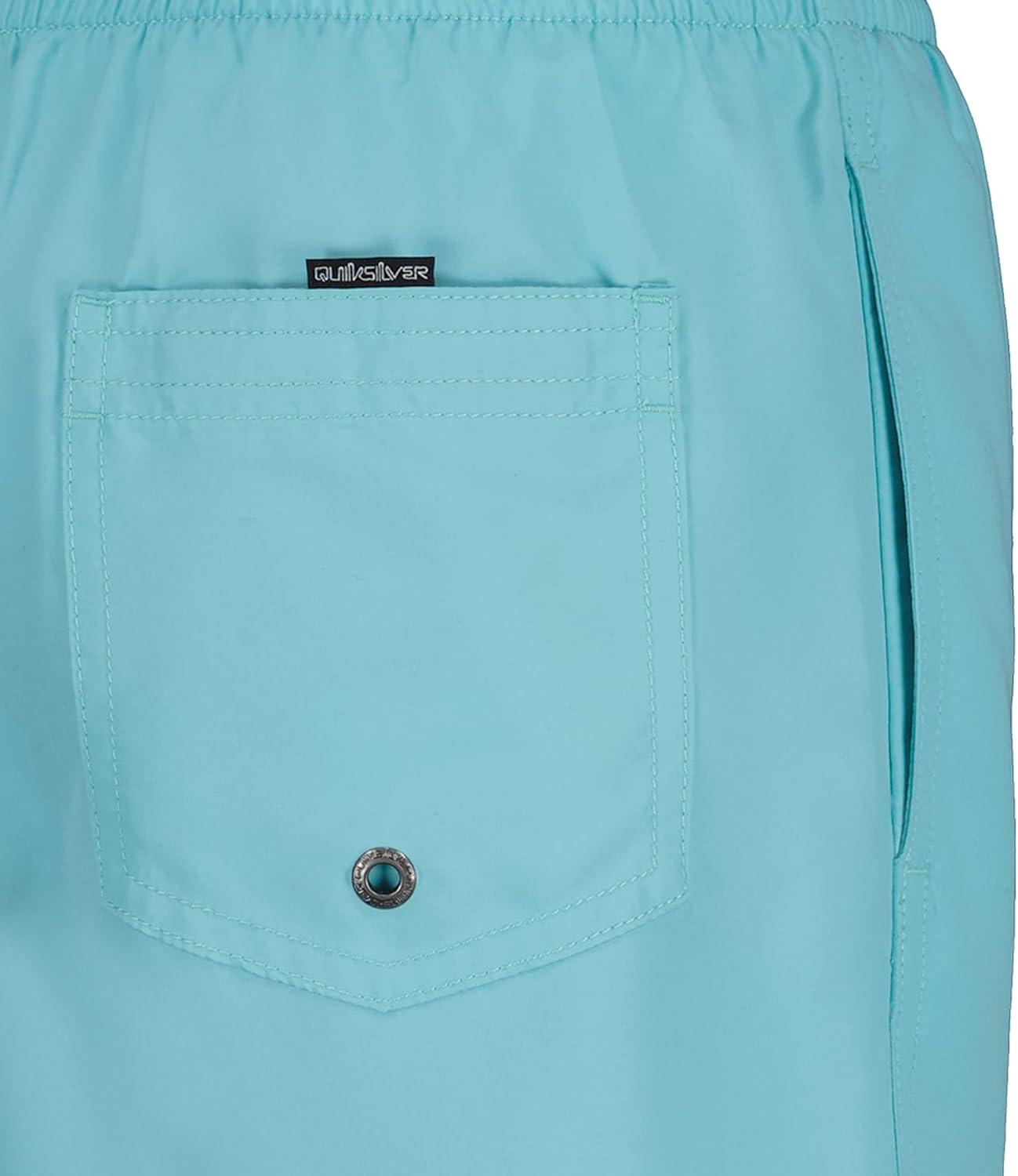 image:imageQuiksilver Boys Volley Swim Trunks with Compression Liner UPF 50 Sun Protection Quick Dry Bathing Suit ShortsAngel Blue
