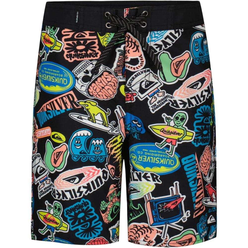 image:imageQuiksilver Boys Boardshorts with UPF 50 Sun Protection Quick Dry Swim ShortsBlack Everyday