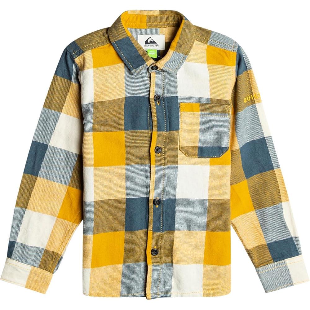 image:imageQuiksilver Boys Boys Motherfly Flannel BoyMustard Motherfly 233