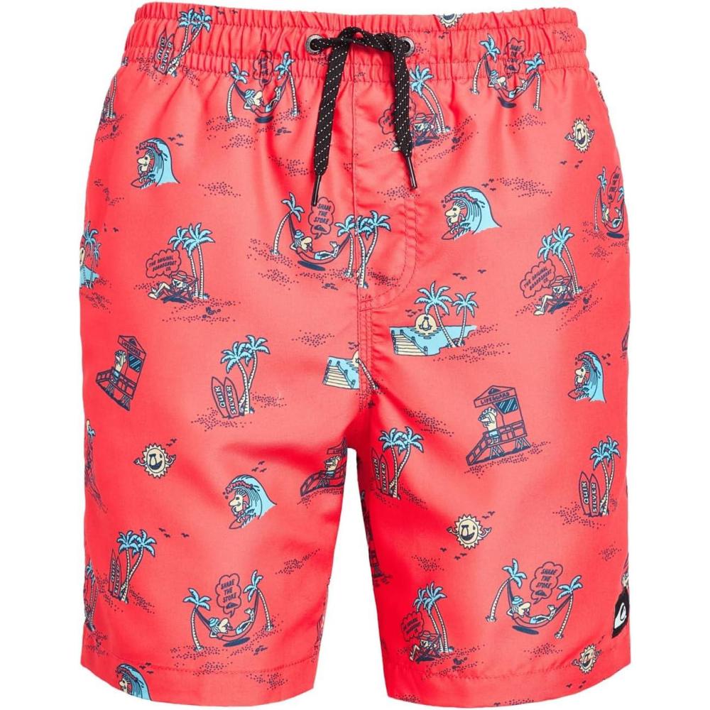 image:imageQuiksilver Boys Everyday Mix Volley Big KidHot Coral