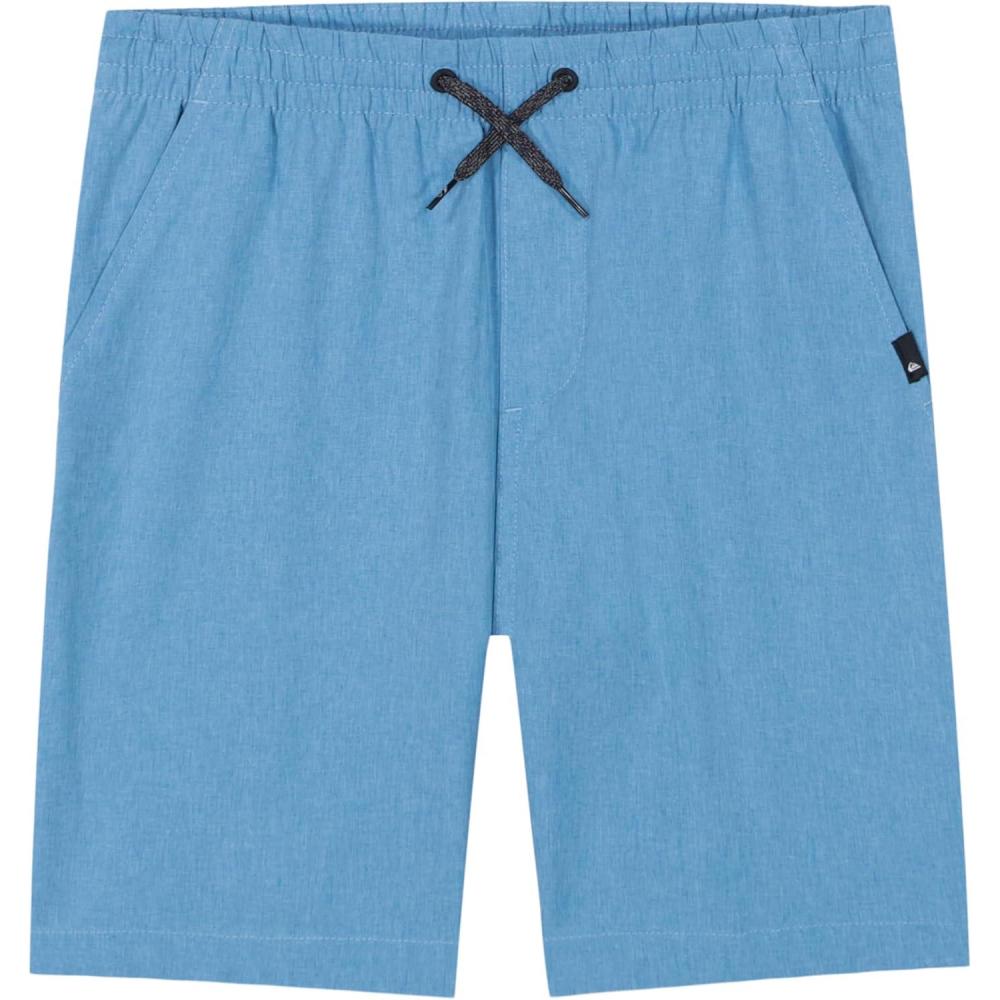image:imageQuiksilver Boys Pullon Amphibian Hybrid Shorts Comfort Stretch Fabric Water FriendlyNiagra Heather Eddie