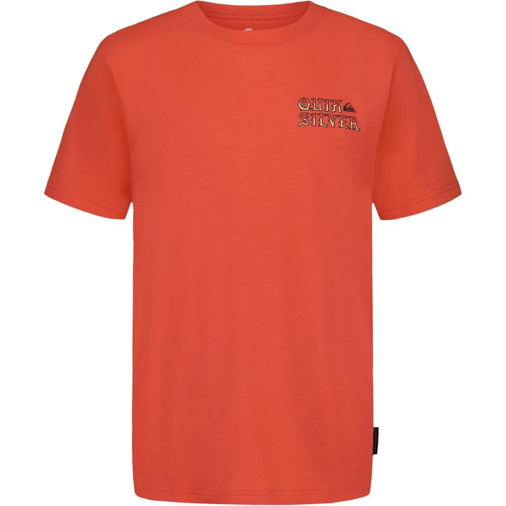 image:imageQuiksilver Boys Short Sleeve Logo Graphic TShirt Soft amp Comfortable Regular FitCoral Snake