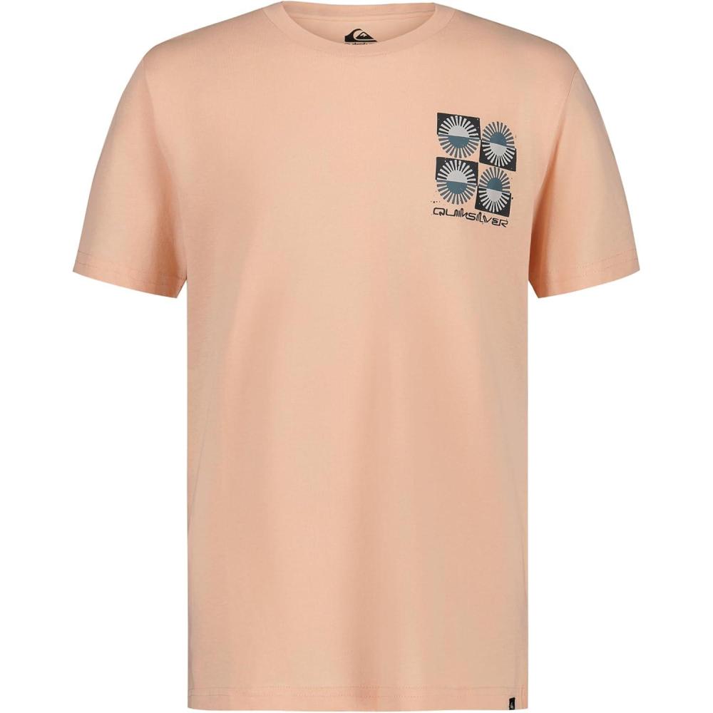 image:imageQuiksilver Boys Short Sleeve Logo Graphic TShirt Soft amp Comfortable Regular FitMorning Sun