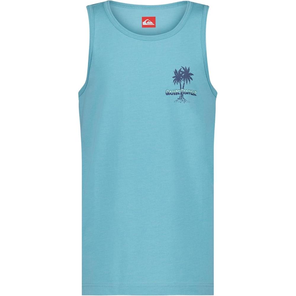 image:imageQuiksilver Boys Sleeveless Graphic Tank Top ShirtAqua Beach
