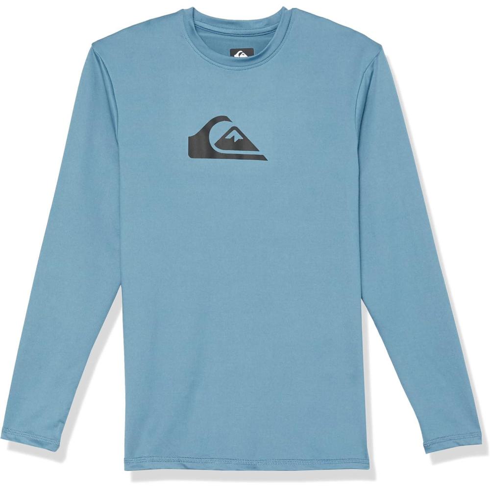image:imageQuiksilver Boys Solid Streak Ls Youth Long Sleeve Surf Tee RashguardProvencial