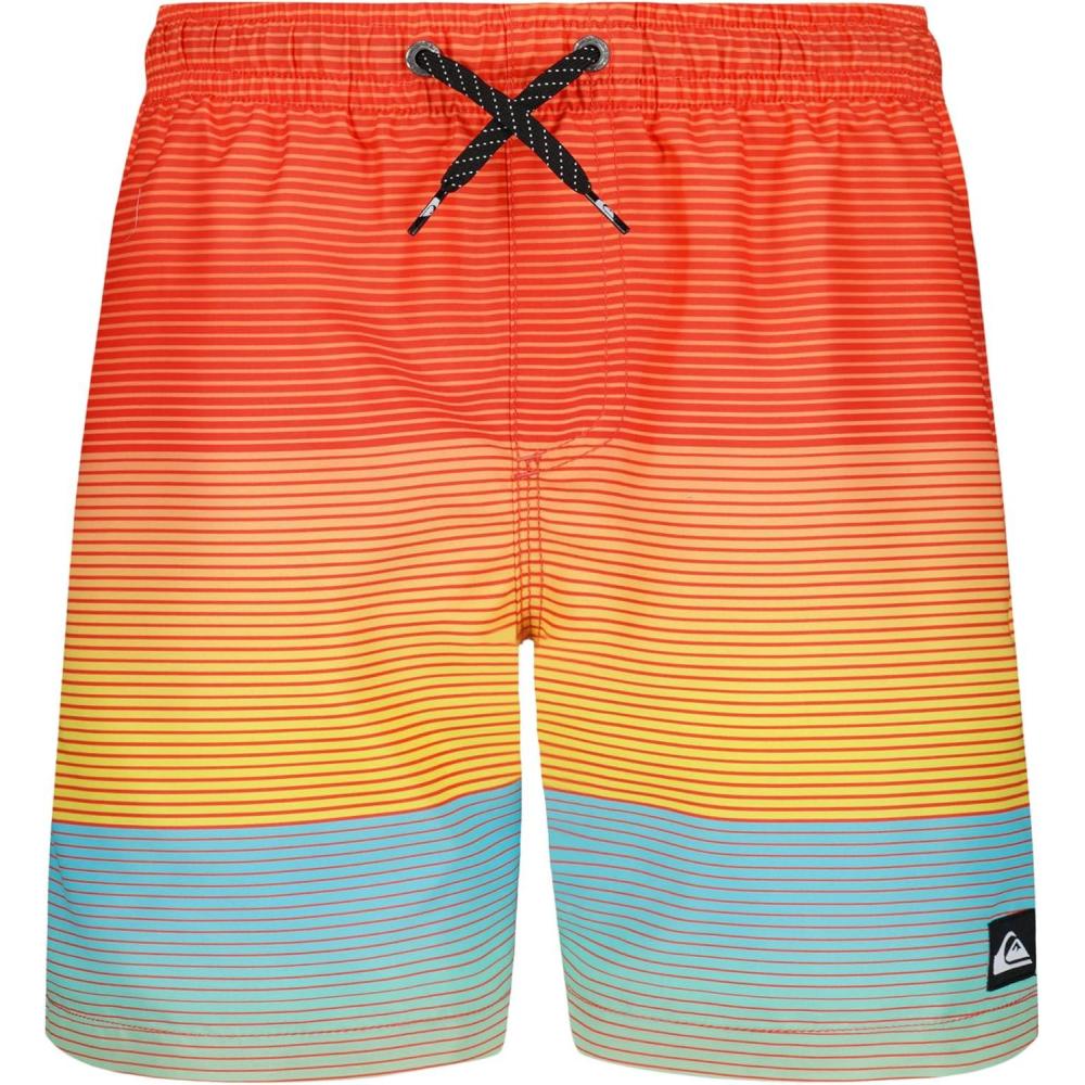 image:imageQuiksilver Boys Volley Swim Trunks with UPF 50 Sun Protection Quick Dry Bathing Suit ShortsFiery Coral