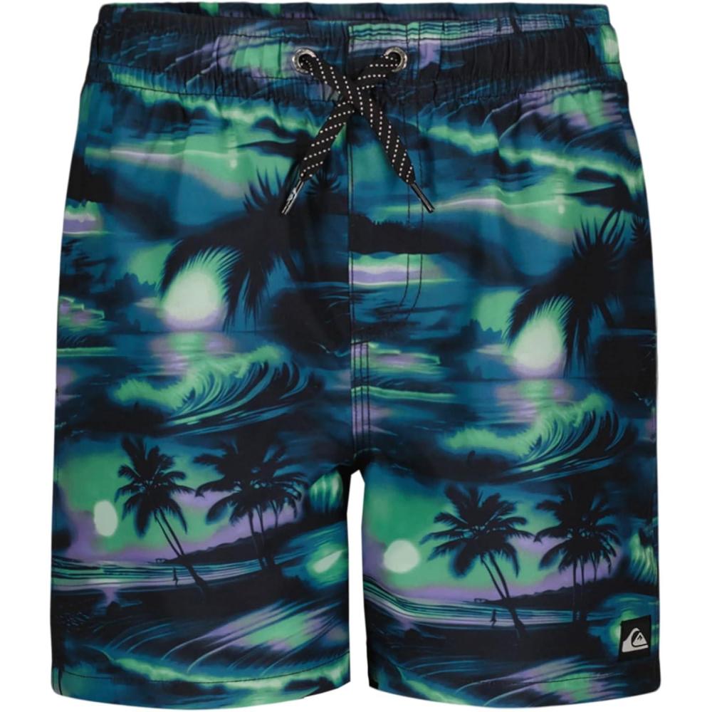 image:imageQuiksilver Boys Volley Swim Trunks with UPF 50 Sun Protection Quick Dry Bathing Suit ShortsPhantom Mix