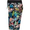 Quiksilver Boys’ Boardshorts with UPF 50+ Sun Protection, Quick Dry Swim Shorts(Black Everyday)