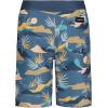 Quiksilver Boys’ Boardshorts with UPF 50+ Sun Protection, Quick Dry Swim Shorts(Blue Slow Daze)