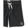 Quiksilver Boys Boy’s Original Scallop 15 Volley Boardshort Swim Trunk(Black 241)