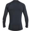 Quiksilver Boys’ Long Sleeve Snug Fit Rashguard Surf Shirt with UPF 50+ Sun Protection, Kid’s Swim Top(Black at)