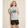 Quiksilver Boys’ Pull-on Amphibian Hybrid Shorts, Comfort Stretch Fabric, Water Friendly(Grape Leaf Eddie)