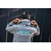 Quiksilver Boys’ Pullover Hoodie Sweatshirt, Soft & Comfortable Fleece, Front Pocket(Gray Omni Wave)