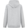 Quiksilver Boys’ Pullover Hoodie Sweatshirt, Soft & Comfortable Fleece, Front Pocket(Grey Script)