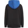 Quiksilver Boys’ Pullover Hoodie Sweatshirt, Soft & Comfortable Fleece, Front Pocket(Phantom Colorblock)