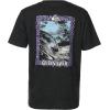 Quiksilver Boys’ Short Sleeve Logo Graphic T-Shirt, Soft & Comfortable, Regular Fit(Black Heather Paradise)
