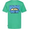 Quiksilver Boys’ Short Sleeve Logo Graphic T-Shirt, Soft & Comfortable, Regular Fit(Green Rider)