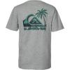 Quiksilver Boys’ Short Sleeve Logo Graphic T-Shirt, Soft & Comfortable, Regular Fit(Grey Molded)