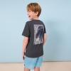 Quiksilver Boys’ Short Sleeve Logo Graphic T-Shirt, Soft & Comfortable, Regular Fit(Sunrise Bowl)