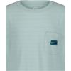 Quiksilver Boys’ Short Sleeve Striped T-Shirt, Soft & Comfortable, Regular Fit(Blue Haze)