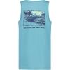 Quiksilver Boys’ Sleeveless Graphic Tank Top Shirt(Aqua Beach)