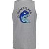 Quiksilver Boys’ Sleeveless Graphic Tank Top Shirt(Grey Happy Wave)