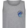 Quiksilver Boys’ Sleeveless Graphic Tank Top Shirt(Grey Happy Wave)