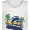 Quiksilver Boys’ Sleeveless Graphic Tank Top Shirt(Off White Icon)