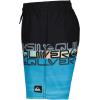 Quiksilver Boys’ Volley Swim Trunks with UPF 50+ Sun Protection, Quick Dry Bathing Suit Shorts(Wordblock)