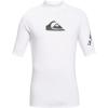Quiksilver Boys’ All Time Short Sleeve Youth Rashguard Surf Shirt(White 221)