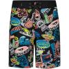 Quiksilver Boys’ Boardshorts with UPF 50+ Sun Protection, Quick Dry Swim Shorts(Black Everyday)