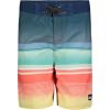 Quiksilver Boys’ Boardshorts with UPF 50+ Sun Protection, Quick Dry Swim Shorts(Navy Stripe)