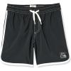 Quiksilver Boys Boy’s Original Scallop 15 Volley Boardshort Swim Trunk(Black 241)