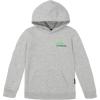 Quiksilver Boys’ Pullover Hoodie Sweatshirt, Soft & Comfortable Fleece, Front Pocket(Light Grey Omni)