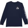 Quiksilver Boys Rolling Circle Tee Shirt(Navy Blazer)