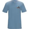 Quiksilver Boys’ Short Sleeve Logo Graphic T-Shirt, Soft & Comfortable, Regular Fit(Light Blue Reaper)