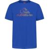 Quiksilver Boys’ Short Sleeve Rashguard Surf Shirt with UPF 50+ Sun Protection, Kid’s Swim Top(Nebulas Blue)
