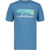 Quiksilver Boys’ Short Sleeve Screen Print Graphic T-Shirt, Soft & Comfortable, Regular Fit(Niagra Shadow Cast)