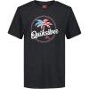 Quiksilver Boys’ Short Sleeve Screen Print Graphic T-Shirt, Soft & Comfortable, Regular Fit(Palm Breezy Black)