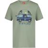 Quiksilver Boys’ Short Sleeve Screen Print Graphic T-Shirt, Soft & Comfortable, Regular Fit(Truck Lily Pad)