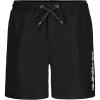 Quiksilver Boys’ Volley Swim Trunks with UPF 50+ Sun Protection, Quick Dry Bathing Suit Shorts(Black)