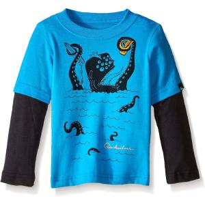 Quiksilver Baby Boys Sea Monster Long Sleeve Top(Hawaiian Ocean Heather)