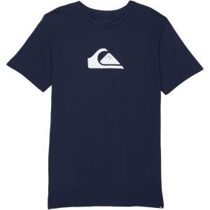 Quiksilver Boys Comp Logo Tee Shirt(Navy Blazer)