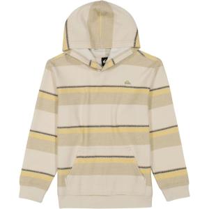 Quiksilver Boys’ Pullover Hoodie Sweatshirt, Soft & Comfortable Fleece, Front Pocket(Twill Otway)