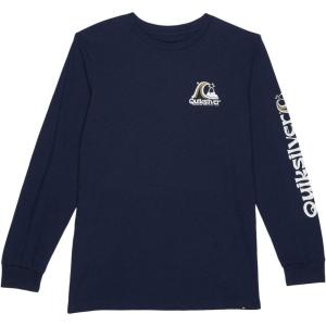 Quiksilver Boys Rolling Circle Tee Shirt(Navy Blazer)
